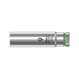 Wera Deep Socket 1/4″ Drive 6 Point Socket - 9 X 50Mm
