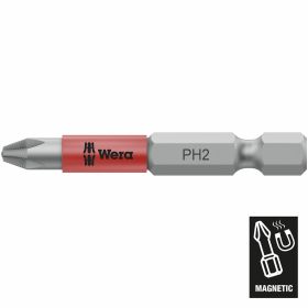Wera Acr (Anti Cam-Out) Phillips Ph #2 X 150 Mm Magnetized Bit – 1/4″ Drive