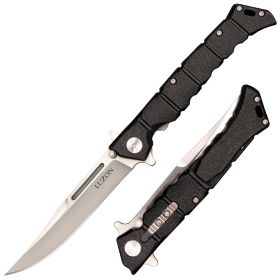 Cold Steel Medium Luzon Flip Knife 4" Clip Point Black Gfn Handles