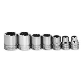 Williams 3/8" Drive Shallow Sae Socket Set 8-Point (7 Piece)