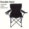 4/8pcs quick-open outdoor folding chair, ready to use, polyester fabric and stainless steel, good for outdoor, travel and camping, easy to store